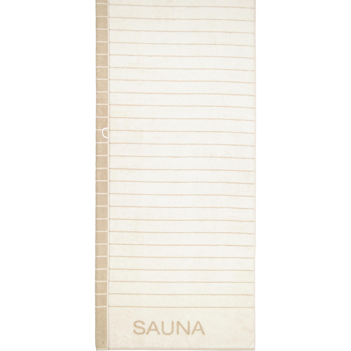 SAUNATÜCHER BALANCE DOUBLEFACE 6237 NATUR - 33 - Beige, Textil (80/200cm) - Cawoe