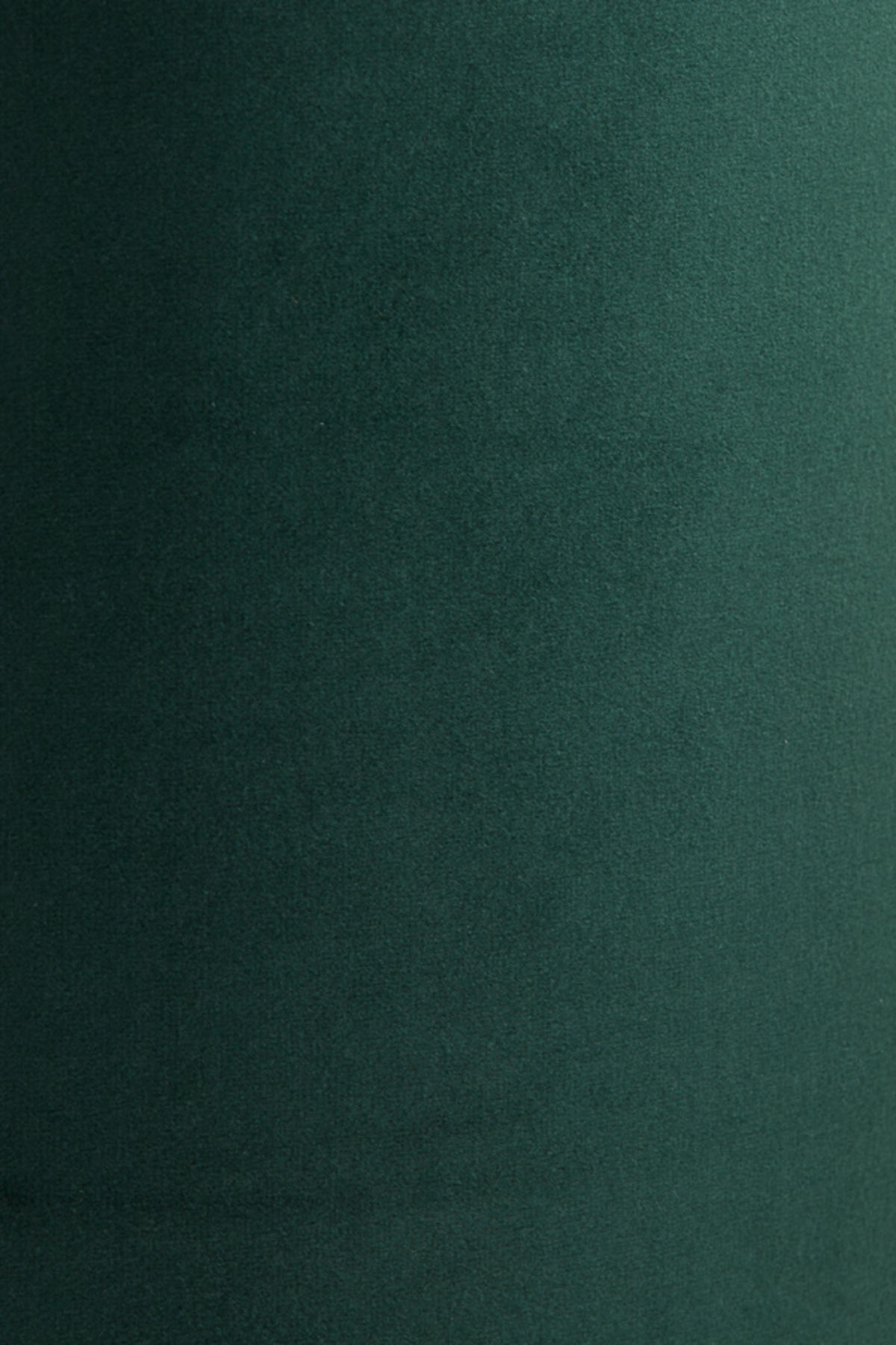 LAMPENSCHIRM Velours Grün Ø40/30 cm - Dunkelgrün, Textil (40/40/30cm) - Light & Living