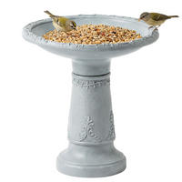 VOGELBAD DE-10255 rund, 51 cm, Steinoptik Grau - Grau, Kunststoff (48/51/48cm) - ComfortXL