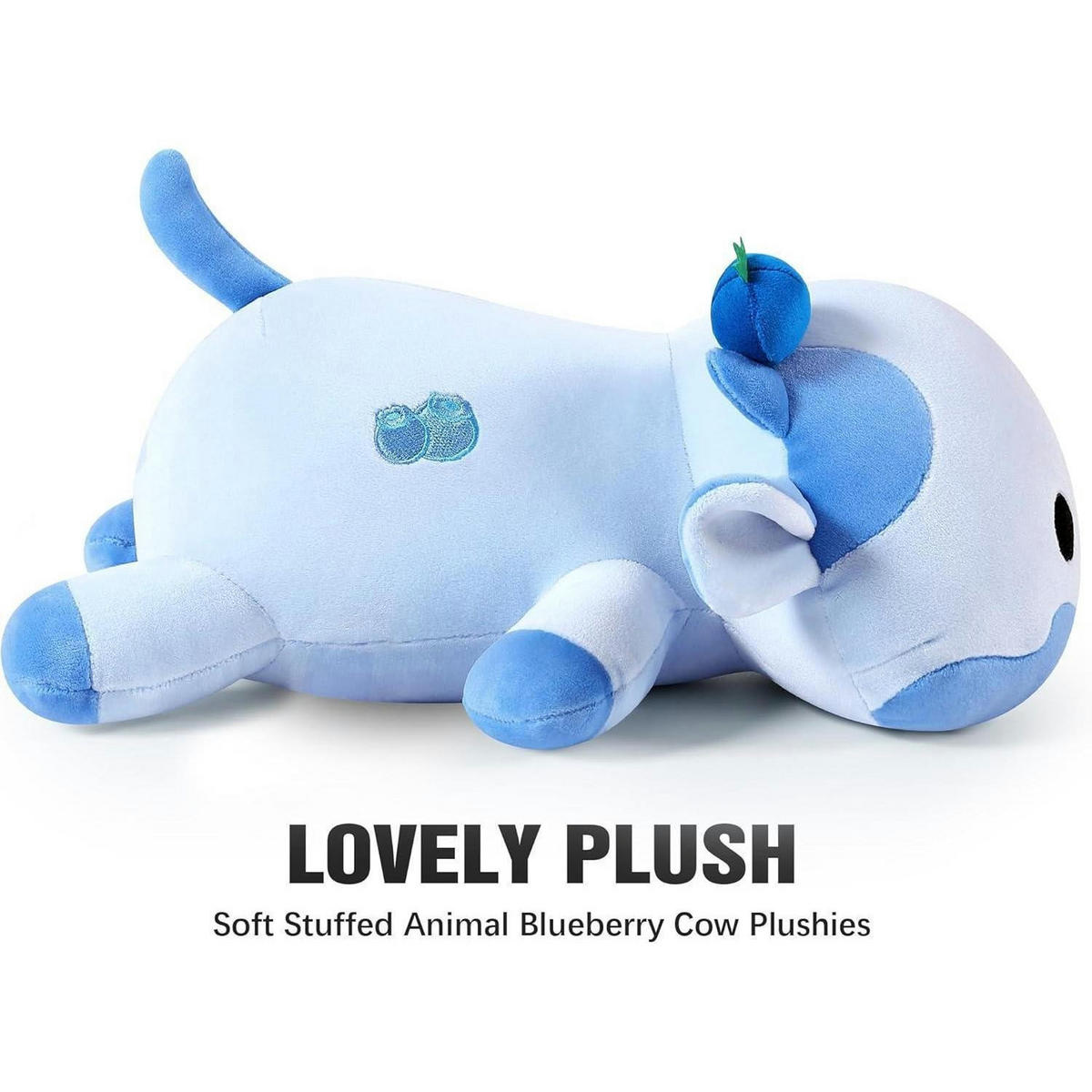 PLÜSCHTIER Kuh Blau 30 cm - Blau, Textil (20/30cm)