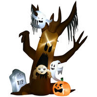 HALLOWEEN-DEKORATION Multicolor 200.0/90.0/240.0cm - Multicolor, Textil (90/240/200cm)