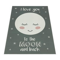 KINDERTEPPICH 80/150 cm Aleyna 103 - Grau, Textil (80/150cm) - Paco Home