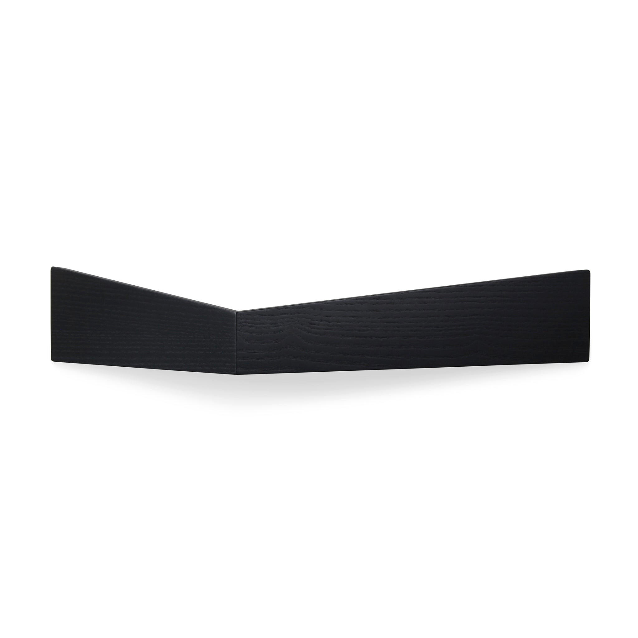 WANDREGAL Pelikan mit Haken groß - Schwarz, Holz (57/10/15cm) - Woodendot