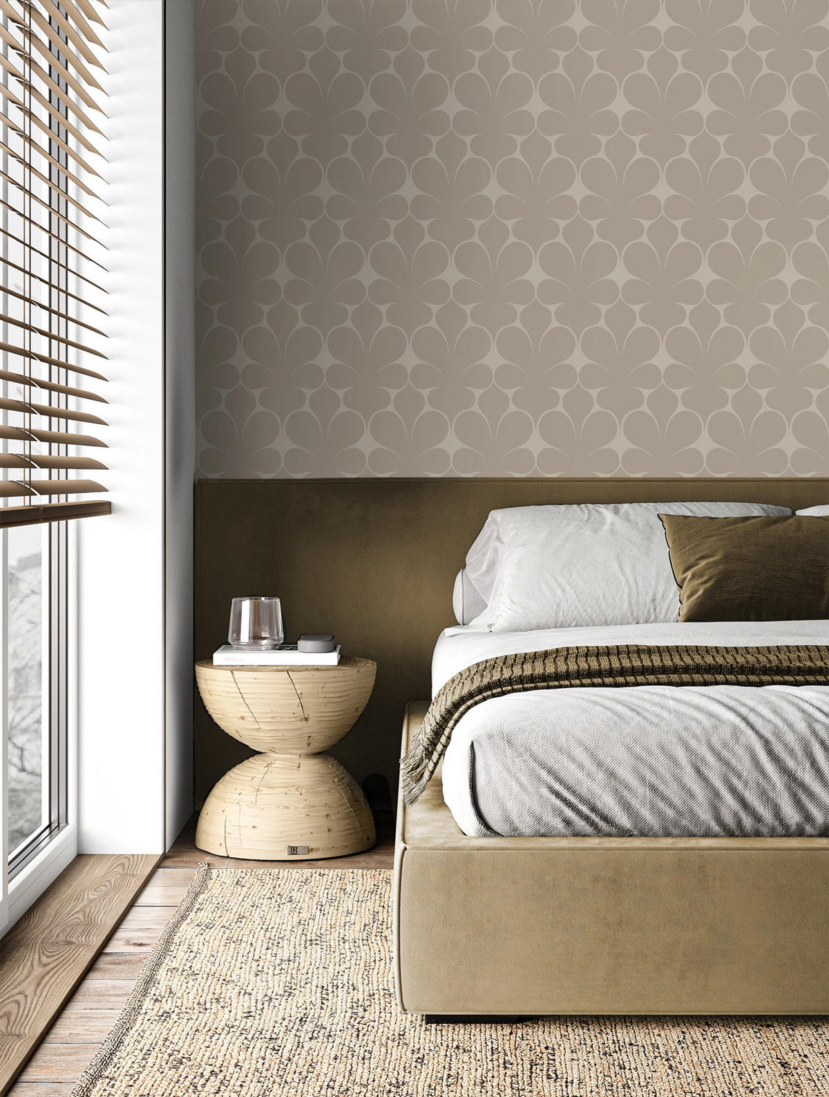 TAPETE Ornamente 50 x 900 cm - Beige, Papier (50/900cm) - Origin Wallcoverings