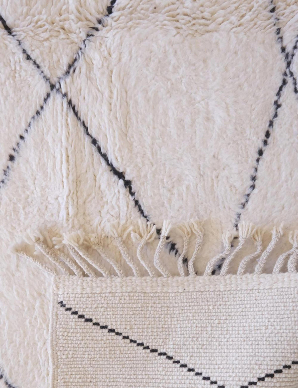 BERBERTEPPICH aus reiner Wolle 261x 293 cm - Weiß, Naturmaterialien (261/293cm) - AFK Living