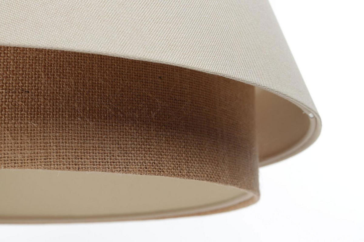 HÄNGELEUCHTE Beige 50/30 cm - Beige, Kunststoff (50/1.3/30cm) - ONZENO