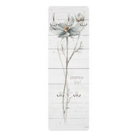WANDGARDEROBE - Aquarell Cosmea auf Holz 34/105 cm - Beige, Holzwerkstoff (34/105/1.6cm) - Bilderwelten