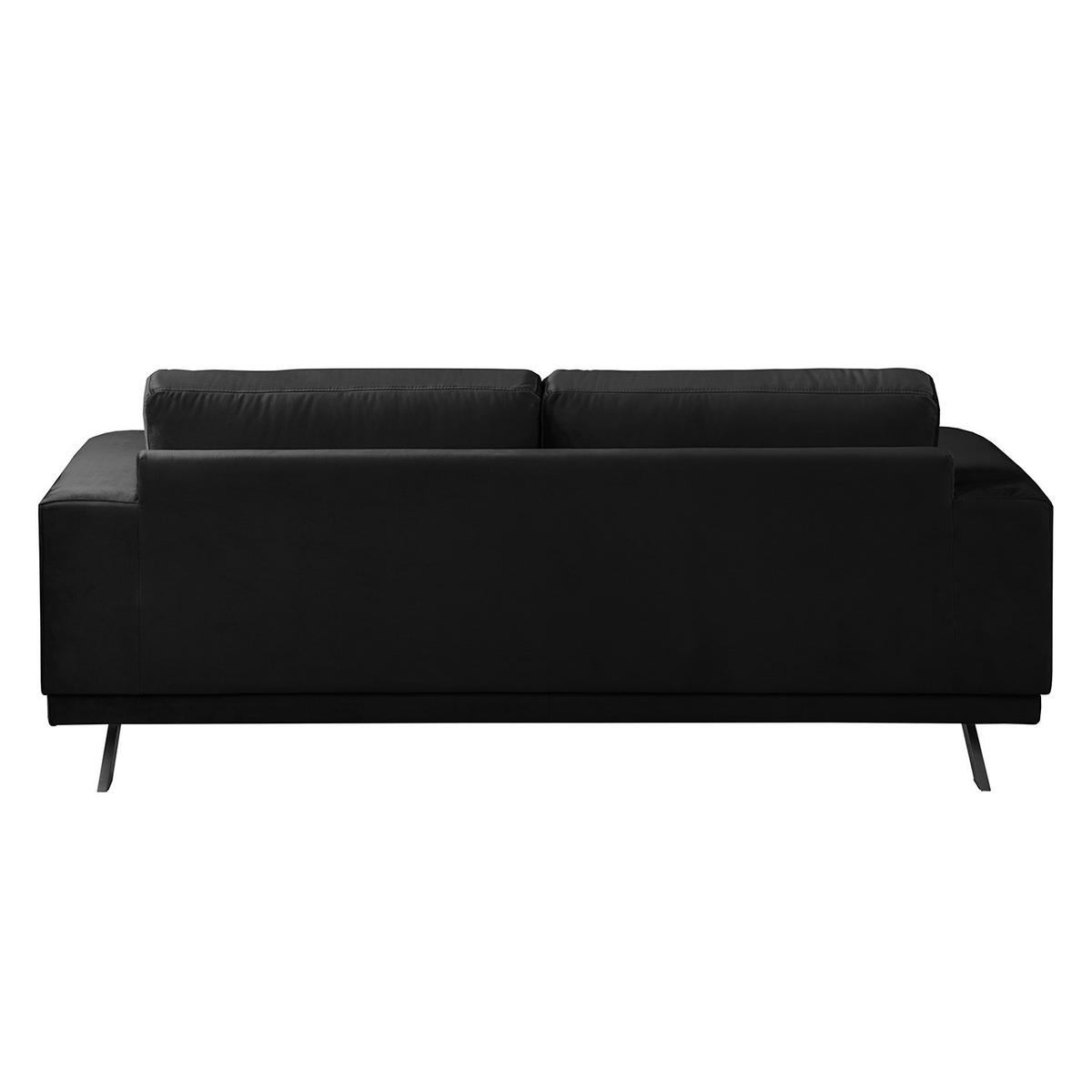 POLSTERGARNITUR (3-2) - Samt - Anthrazit, Textil (1/1/1cm) - home24