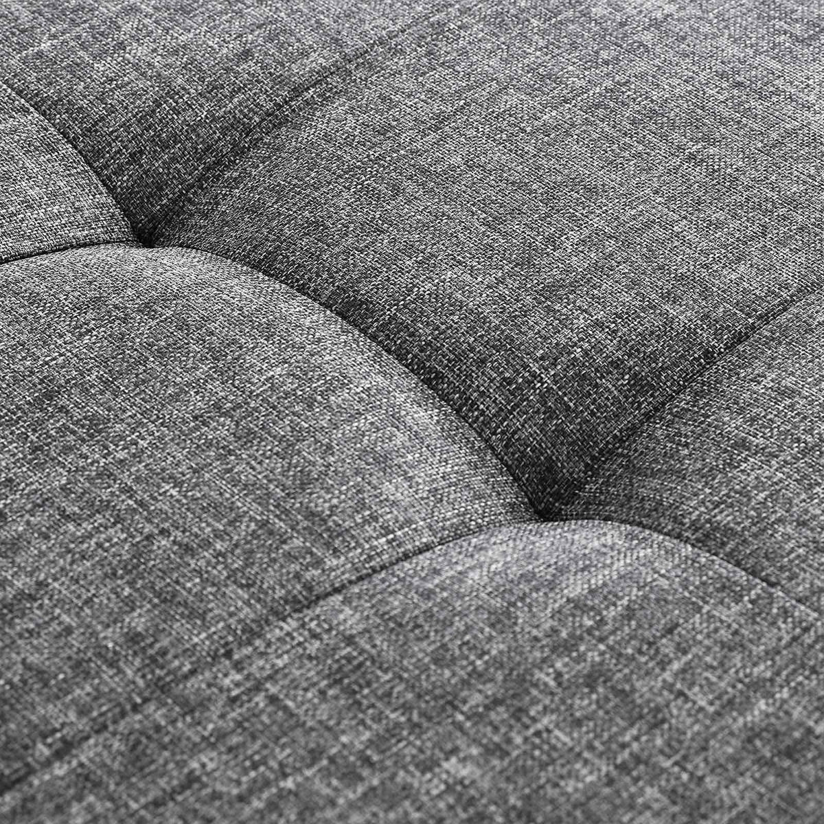 SITZBANK - Grau, Holzwerkstoff (38/38/110cm) - Hansiro