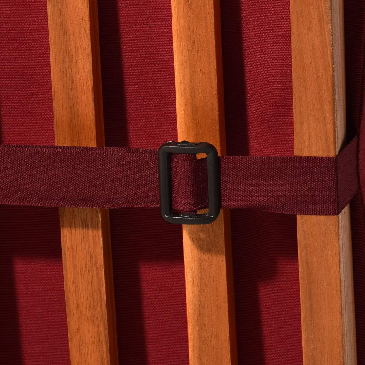 DECKCHAIRAUFLAGE Flair DC 200/50/8cm Rot - Rot, Textil (50/8/200cm) - Beautissu 