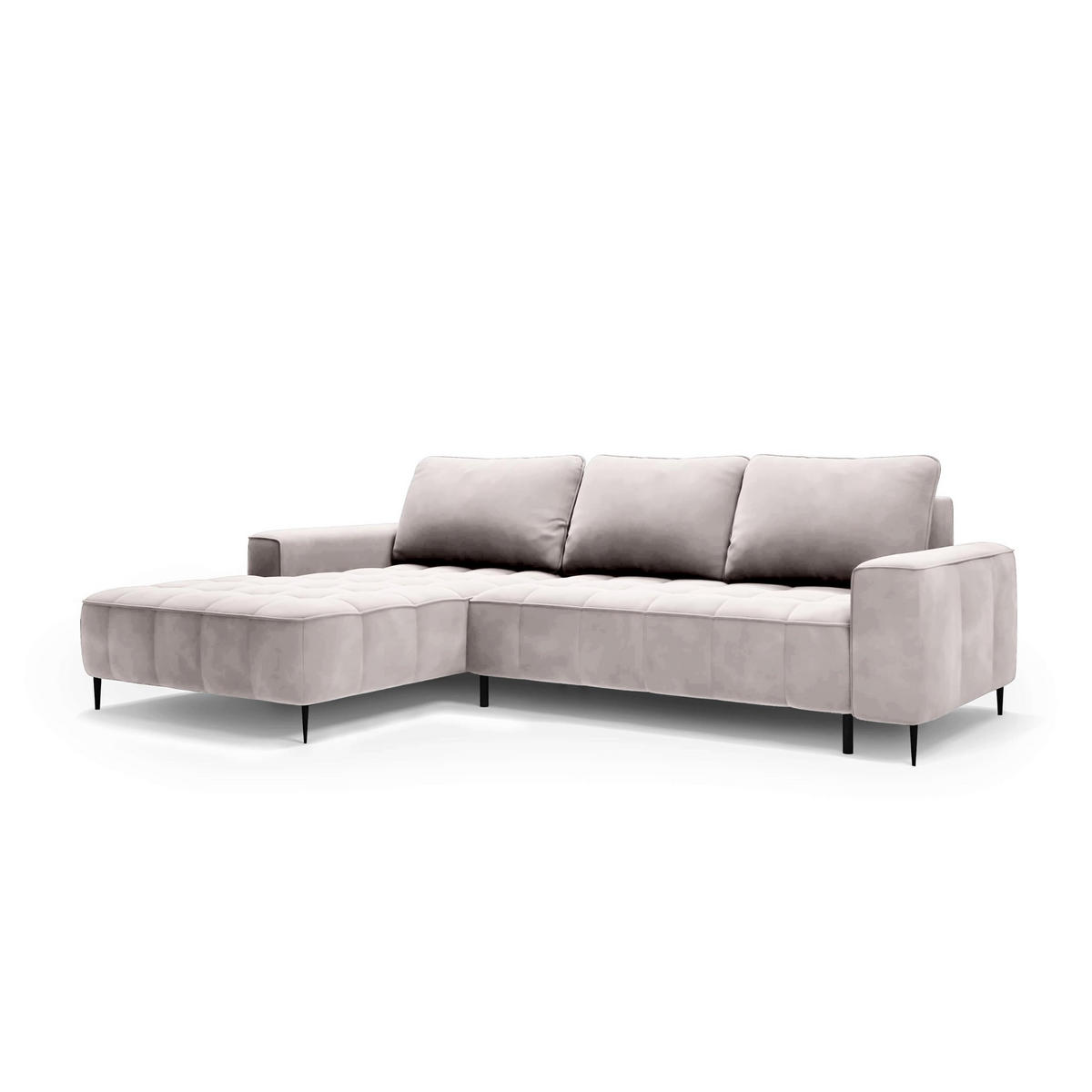 ECKSOFA Francessco Multicolor - Multicolor, Textil (280/90/166cm) - Pillovely