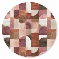KOBERCE - Geometria - Moderné - Retro - 90x90 cm - viacfarebná, textil/plast (90/90cm) - OnlyWow