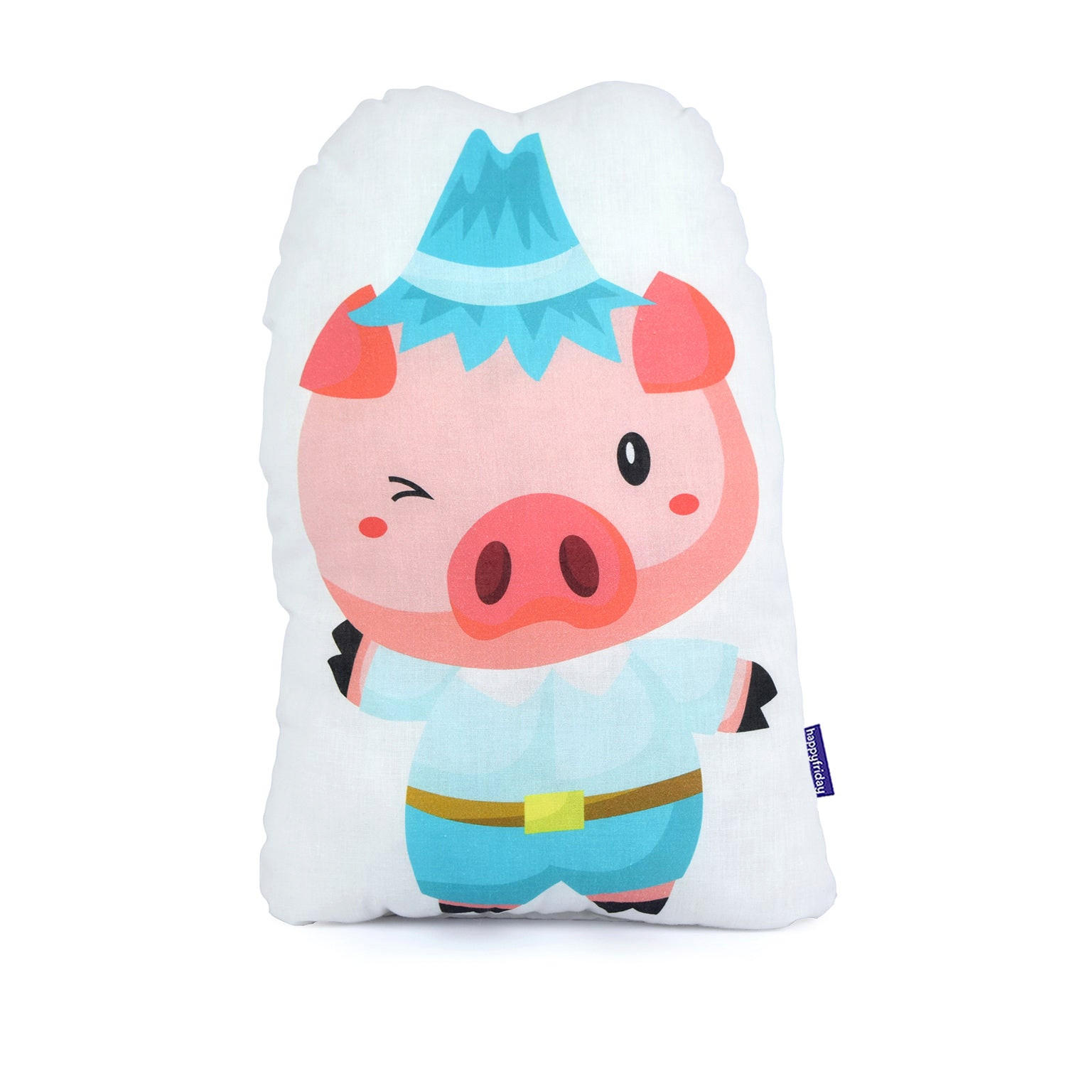 KISSEN piggys 40x30 cm mehrfarbig - Multicolor, Textil (40/30cm) - Happy Friday
