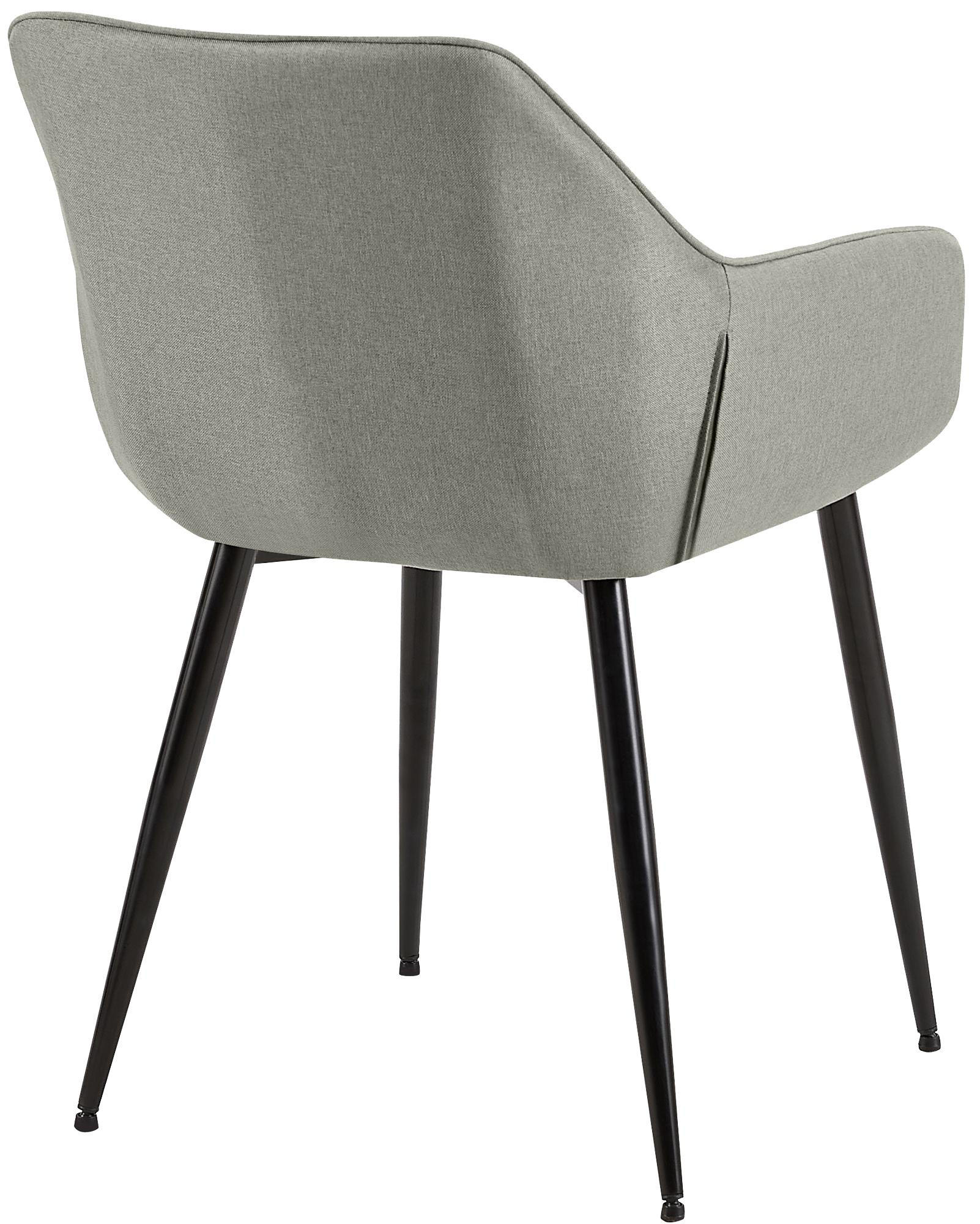 Thumbnail - Deluke Esszimmerstuhl, Hellgrau, Textil, 52x82x63 cm, Esszimmer, Stühle, Esszimmerstühle, Vierfußstühle