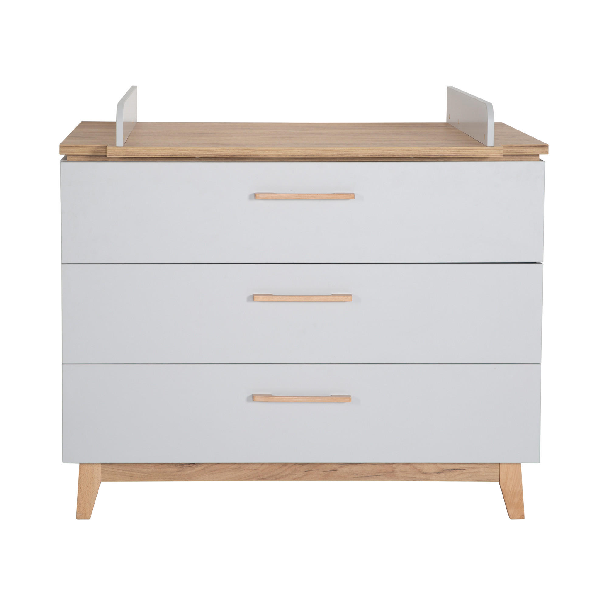 WICKELKOMMODE Caro - Grau, Holzwerkstoff (117/104/78cm) - Roba