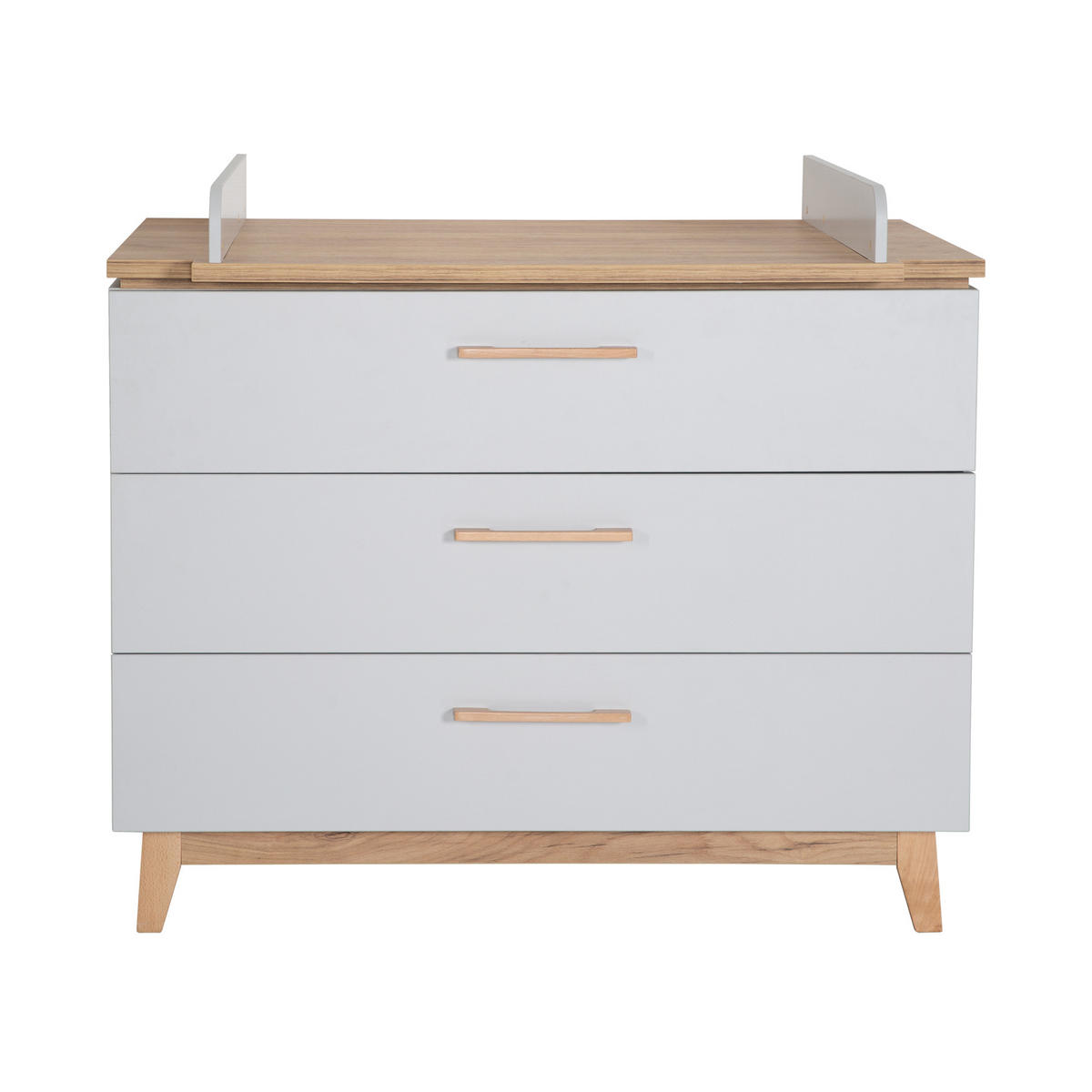 WICKELKOMMODE Caro - Grau, Holzwerkstoff (117/104/78cm) - Roba