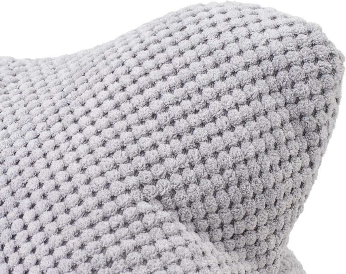 LESEKISSEN Sven Ambiente 40x25cm Silber - Silberfarben, Textil (40/25cm) - Ambiente Trendlife by Gözze