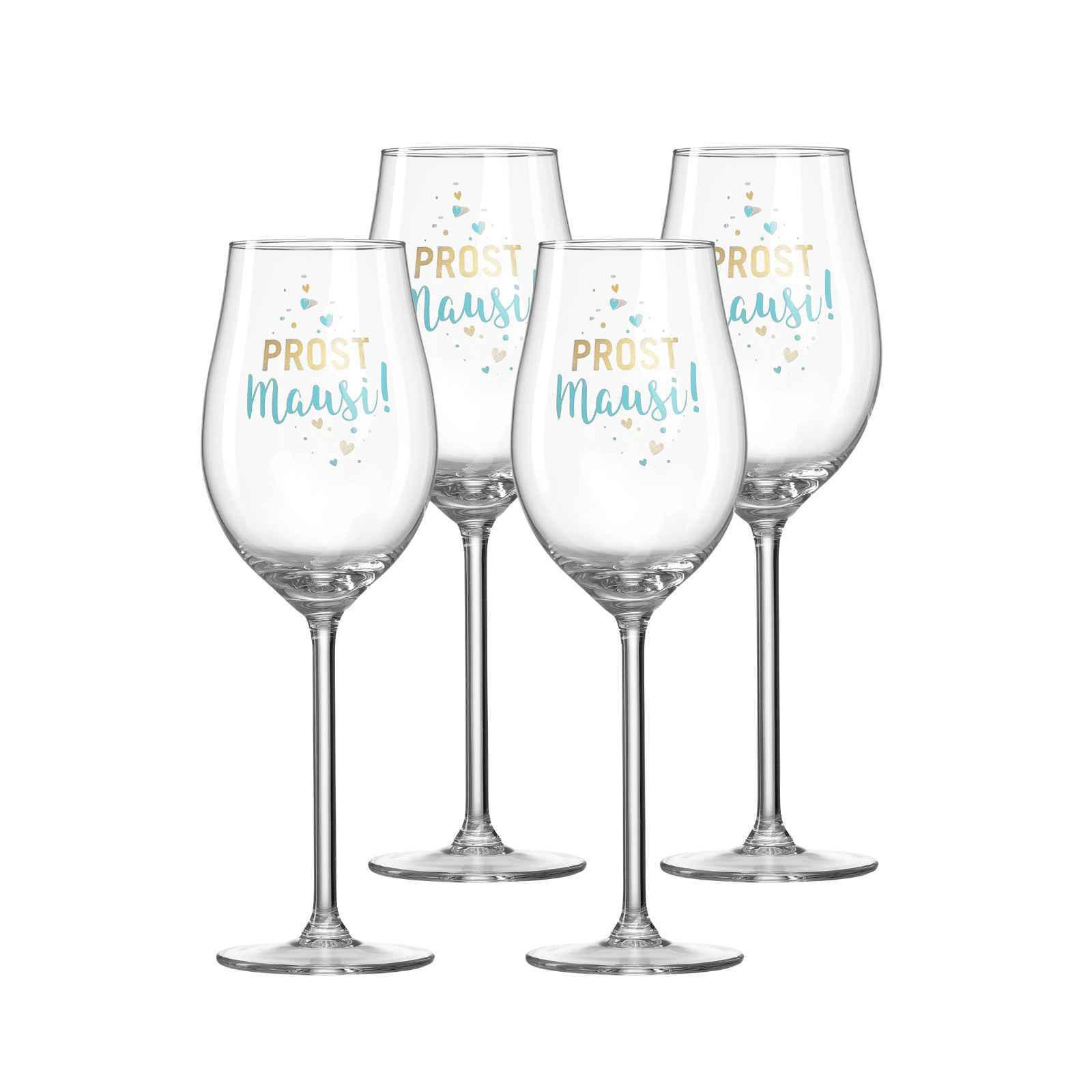 WEINGLÄSER Mädels transparent 460 ml 4er Set - Transparent, Glas (0.6L) - Ritzenhoff Breker