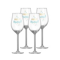 WEINGLÄSER Mädels transparent 460 ml 4er Set - Transparent, Glas (0.6L) - Ritzenhoff Breker