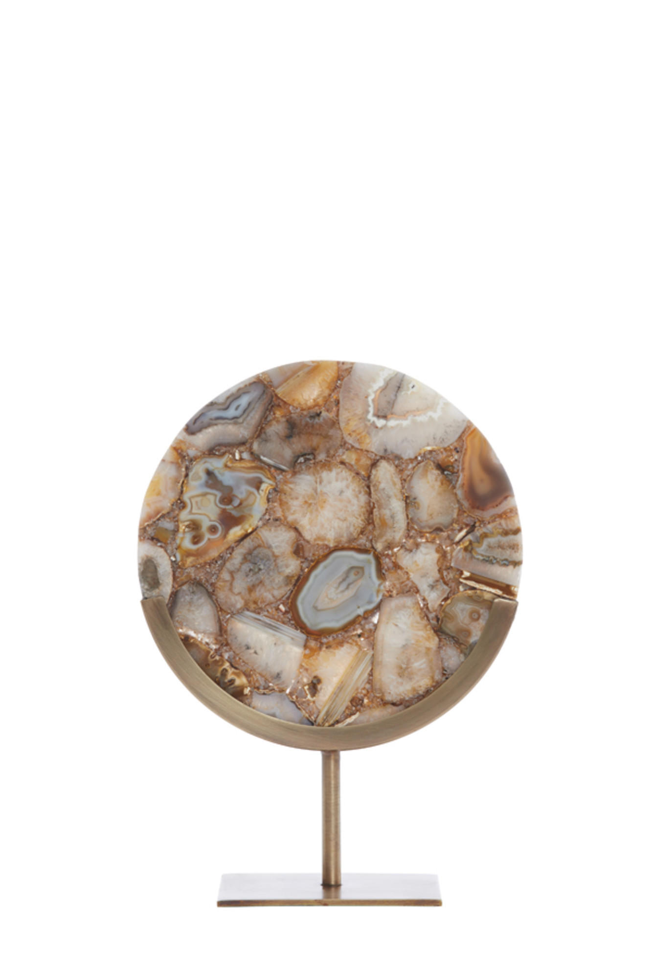 ORNAMENT Gouya Gelb 25/10/35 cm - Gelb, Stein (10/35/25cm) - Light & Living