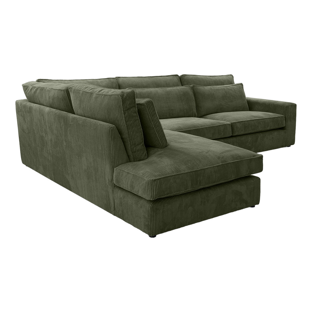ECKSOFA CAMBO MINI Ohne Schlaffunktion, Grün - Grün, Textil (280/224cm) - Fedve