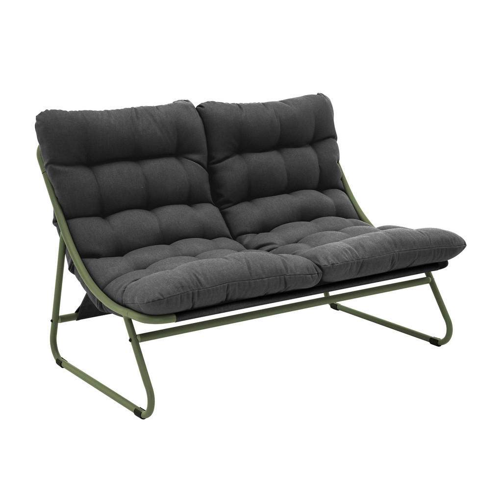 Thumbnail - Oviala Gartenset, Grün, Textil, Rechteckig, Loungemöbel, Loungemöbel-Sets