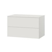 WASCHTISCHUNTERSCHRANK Color 2S 80 Weiß - Weiß, Holzwerkstoff (80/50/45cm) - mzm24