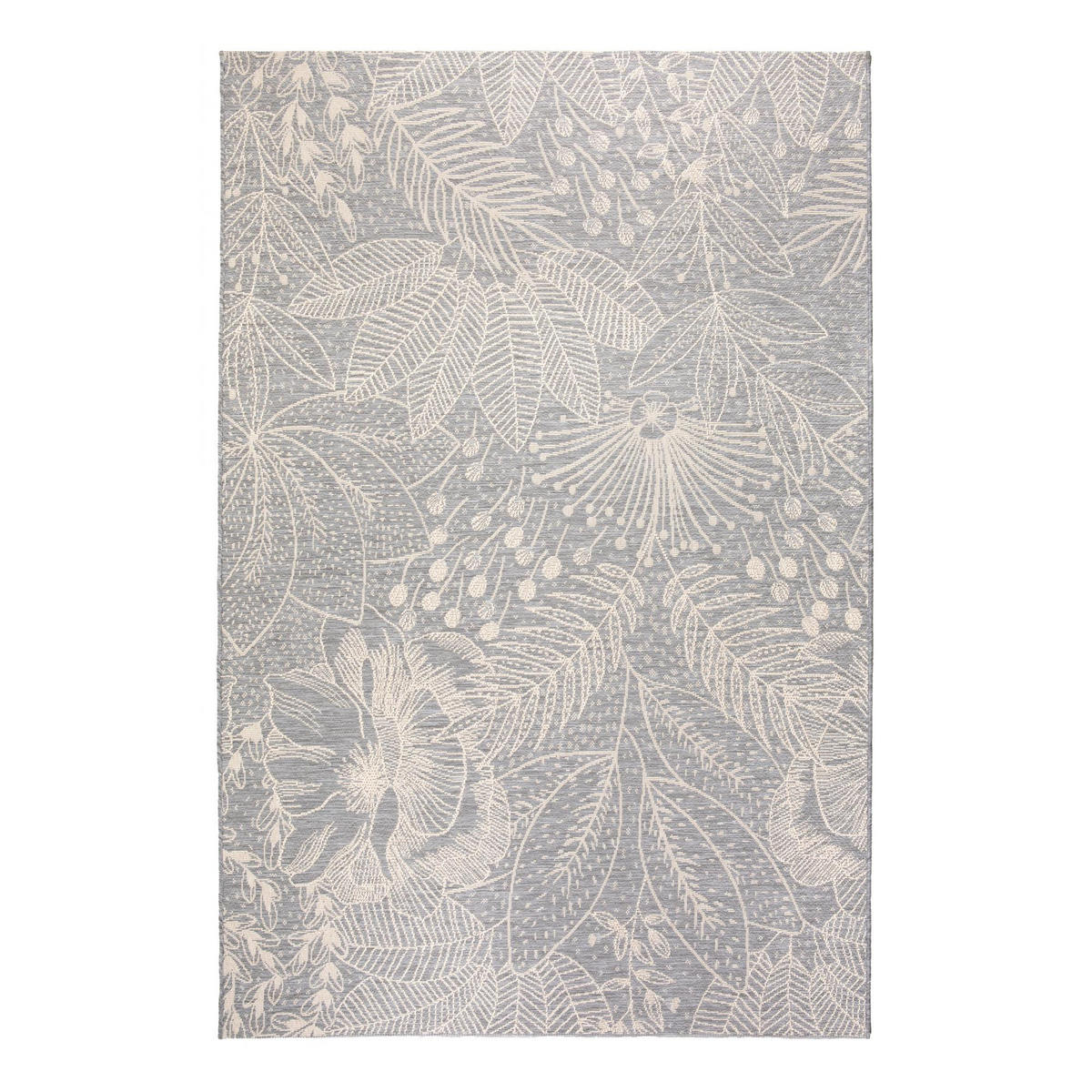 OUTDOOR-TEPPICH Mareva perlweiß 160 x 230 cm - Hellgrau, Textil (160/230cm) - Vivaraise