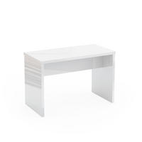 SITZBANK Viola Weiß 90 cm für Schminktisch - Weiß, Holzwerkstoff (35/46/90cm) - Vicco