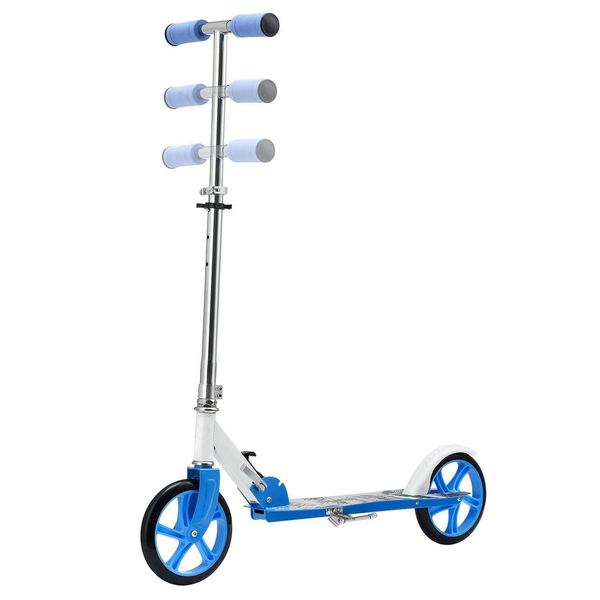 SCOOTER / Cityroller Graffity Grau - Grau, Metall (88/27/106cm) - Artsport