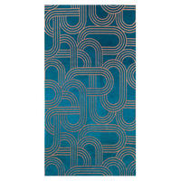 TEPPICH Disco Night Fever 80/150 cm - Blau, Textil (80/150cm) - Lola&Moi