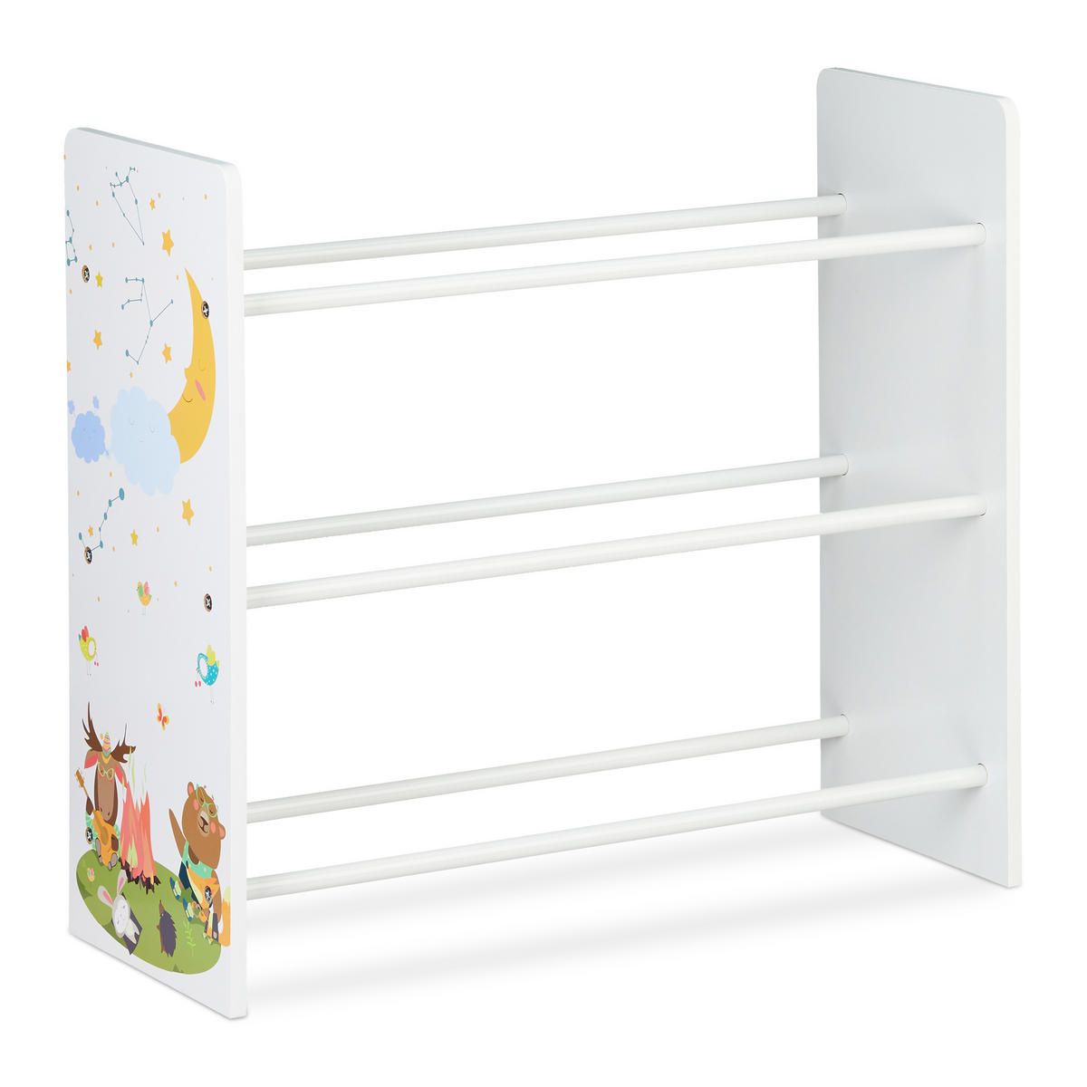 KINDERREGAL - Multicolor, Holzwerkstoff/Kunststoff (65/67/31.5cm) - Relaxdays