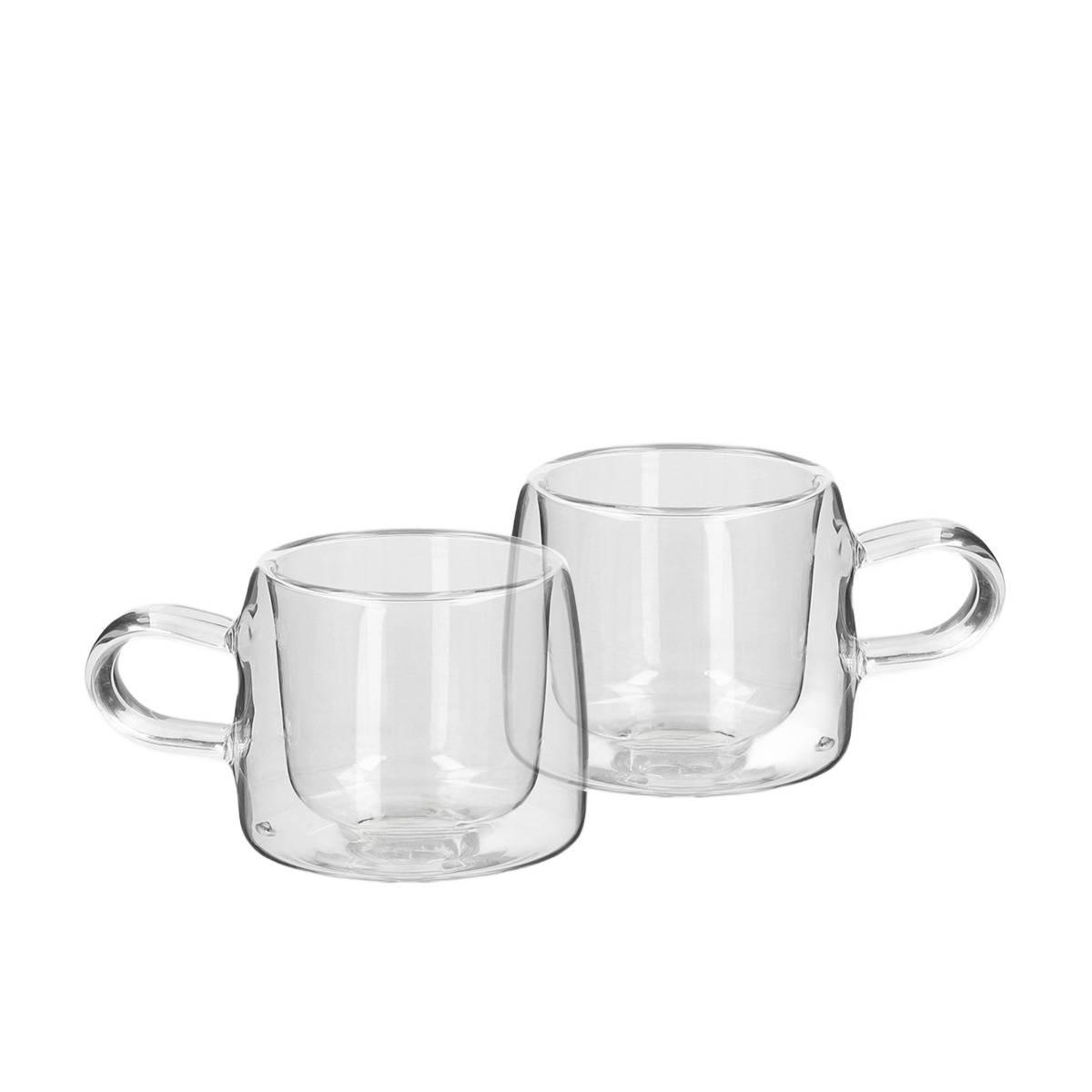 GLAS Cembra 0,08 l 2er-Set - Transparent, Glas (0.08L) - Homla