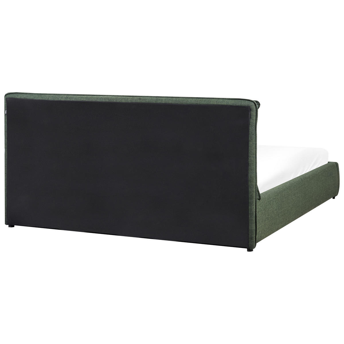 BETT mit Stauraum 180x200 cm Grün Bajonna - Grün, Textil (180/200cm) - Beliani