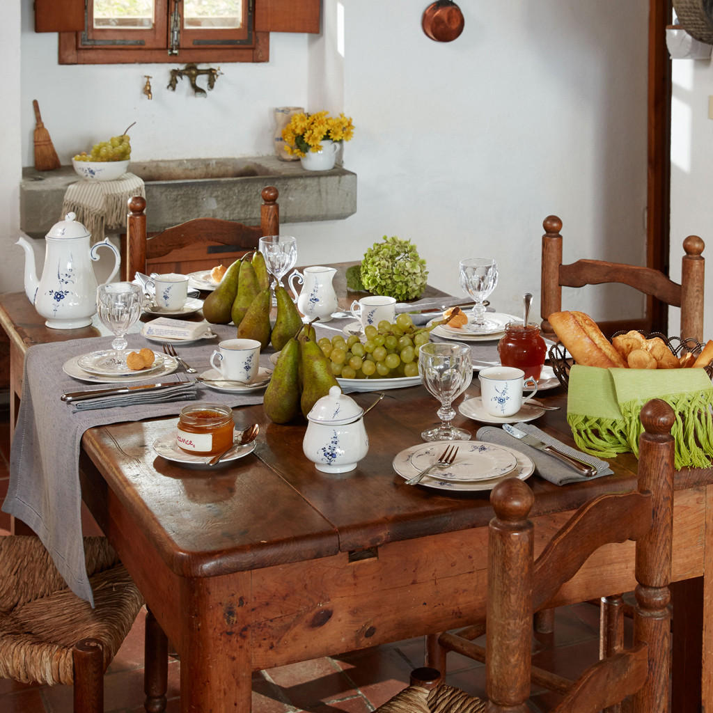 PLATTE Vieux Luxembourg weiß-blau 35 x 27 cm - Blau/Weiß, Keramik (26.5/3.5/35cm) - Villeroy & Boch