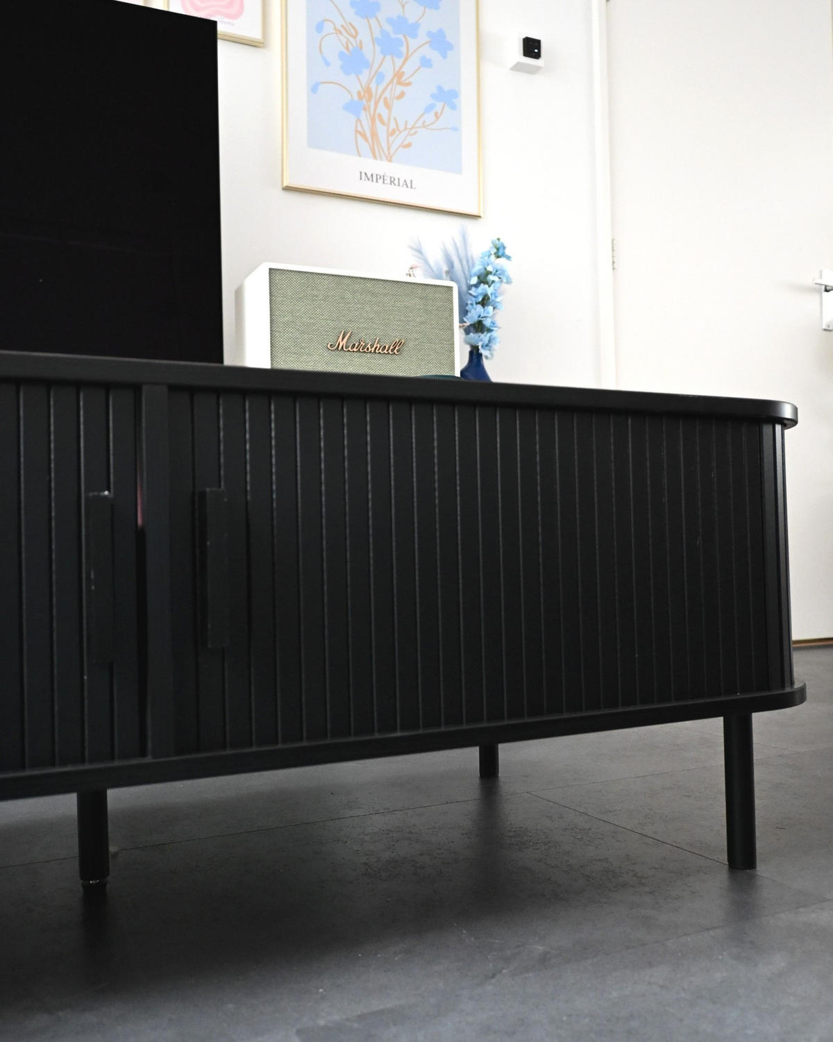 MĂSUȚĂ DE CAFEA neagră Bradley - negru, compozit lemnos (120/60/41cm) - Beliani