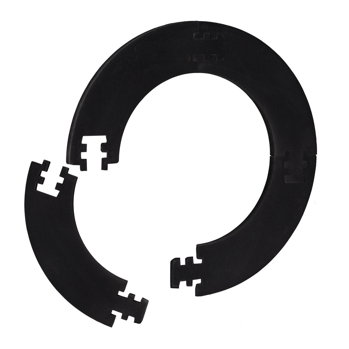 DART Catchring - Schwarz, Textil (72/72/3cm) - Relaxdays