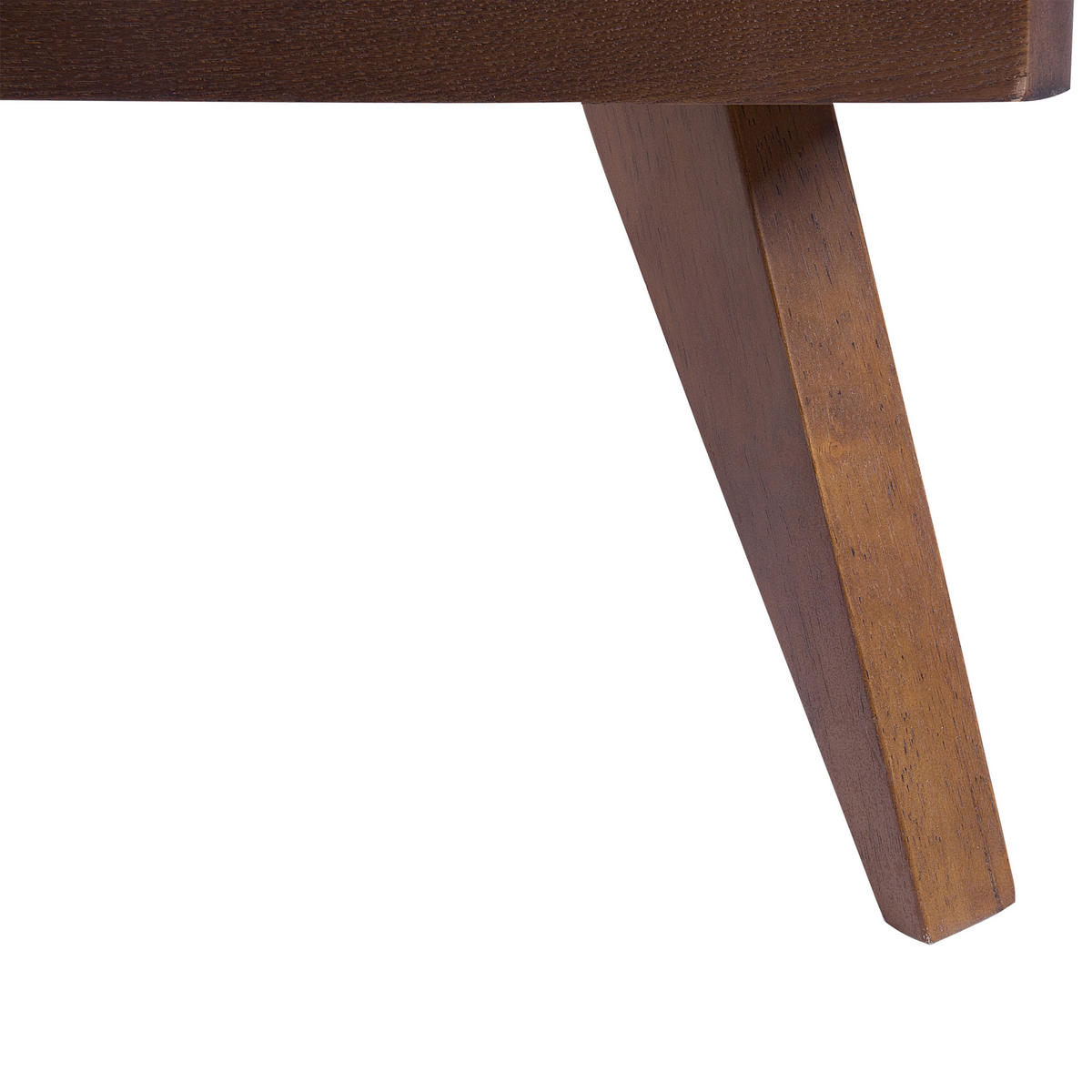 HOLZBETT 180/200cm Dunkler Holzfarbton Istres - Dunkelbraun, Holzwerkstoff (180/200cm) - Beliani