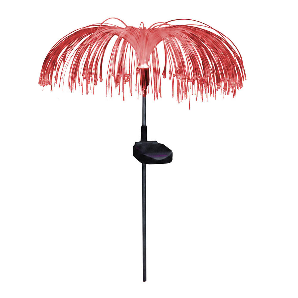 SOLARLEUCHTE, Stecklampe LED, Edelstahl, RGB 2er Set - Schwarz, Metall (26/26/60cm)