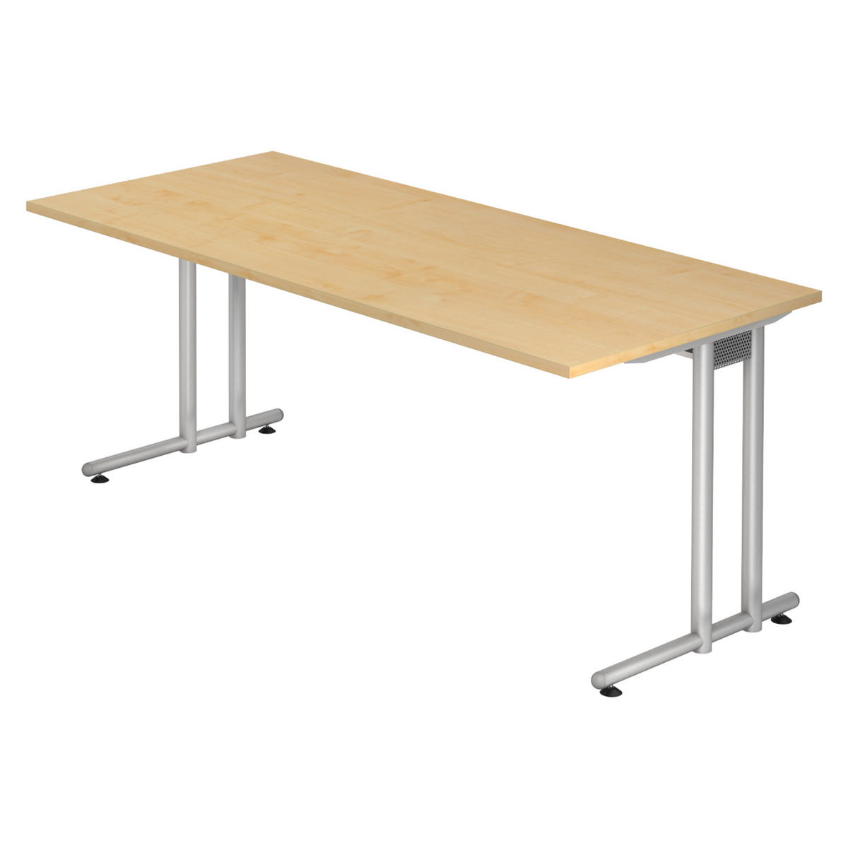 SCHREIBTISCH Serie-N 80/180/72 cm in Ahornfarben - Ahornfarben, Holzwerkstoff (80/180/72cm) - bümö