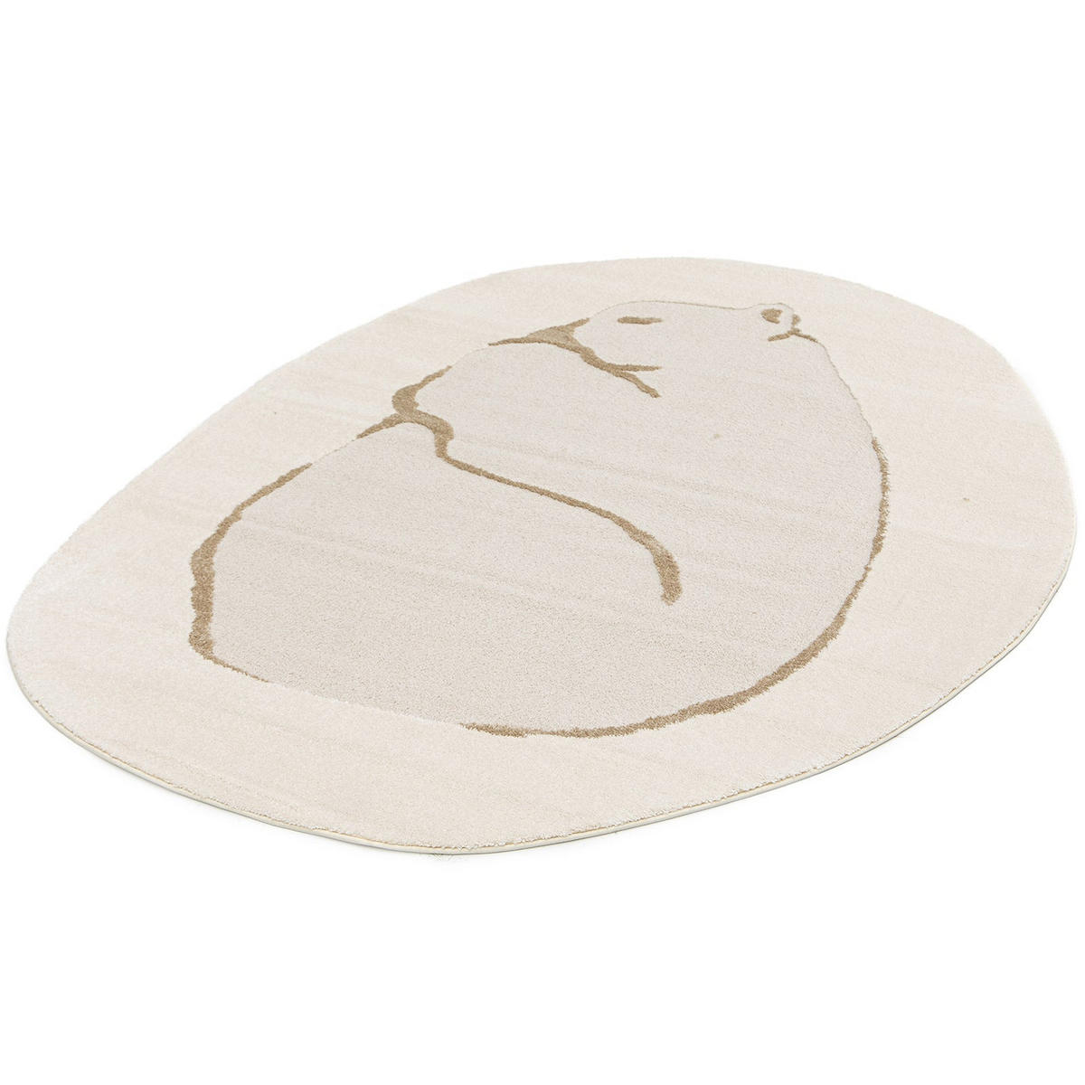 KINDERTEPPICH mit Reliefeffekt beige beige - Beige, Textil (160/229cm) - AFK Living