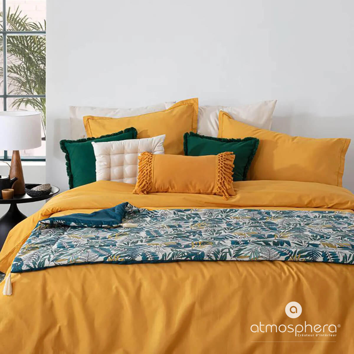 PLAID Peacock/Tropic 80/180 cm - Multicolor, Textil (80/180cm) - Atmosphera Createur d´interieur