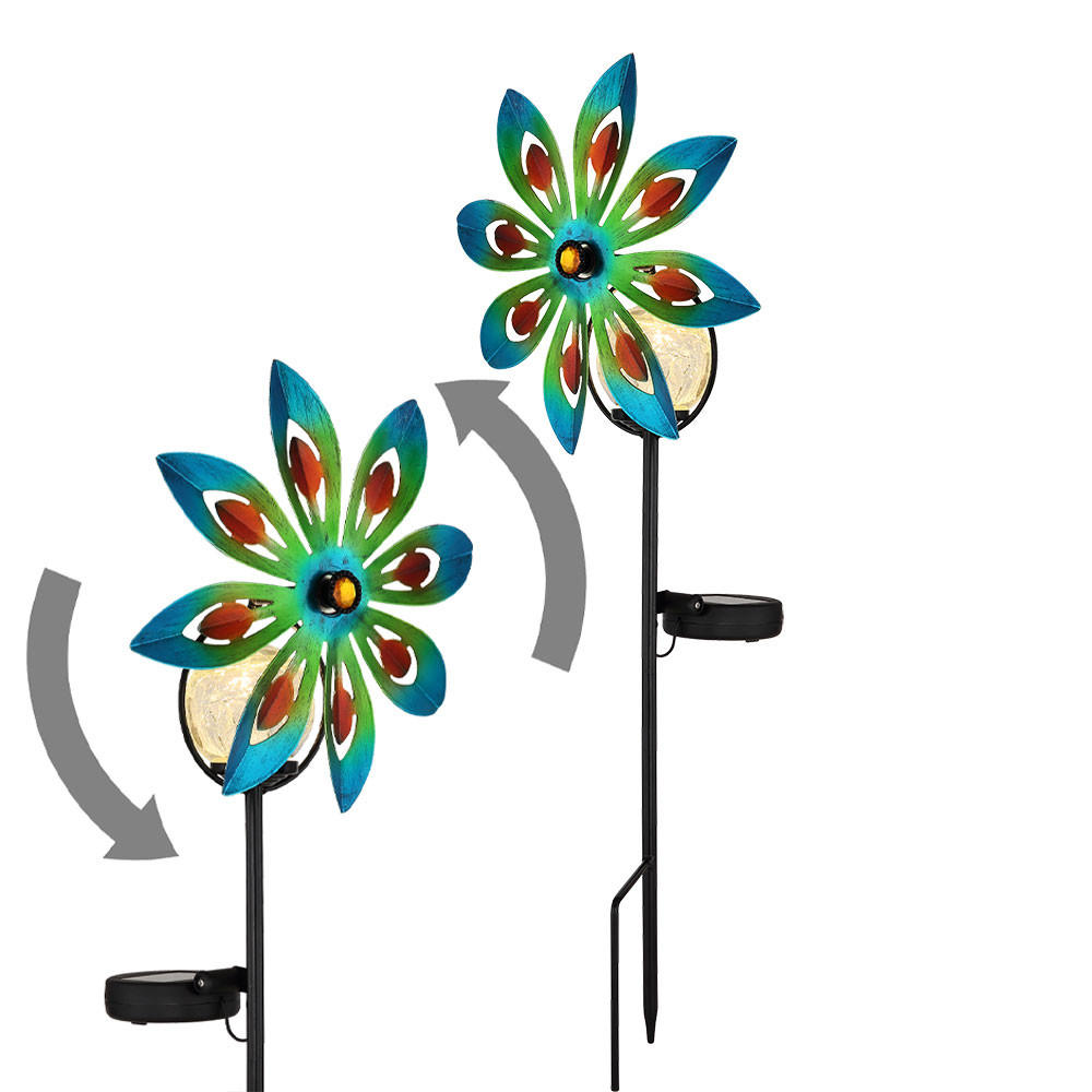 LED AUSSENLEUCHTE Metall Bunt - Multicolor, Metall (20/9/50cm) - Globo Lighting