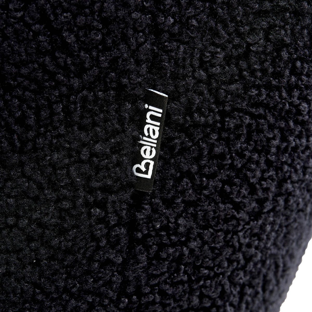 ESSZIMMERSTUHL 2er-Set Bouclé Schwarz Alden - Schwarz, Textil (59/85/61cm) - Beliani