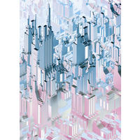 FOTOTAPETE Duplex 184 x 254 cm - Blau, Papier (184/254cm) - Sanders & Sanders