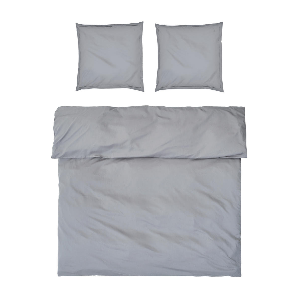 BETTWÄSCHE LUXURY - Grau, Textil (200/200cm) - MÖVE