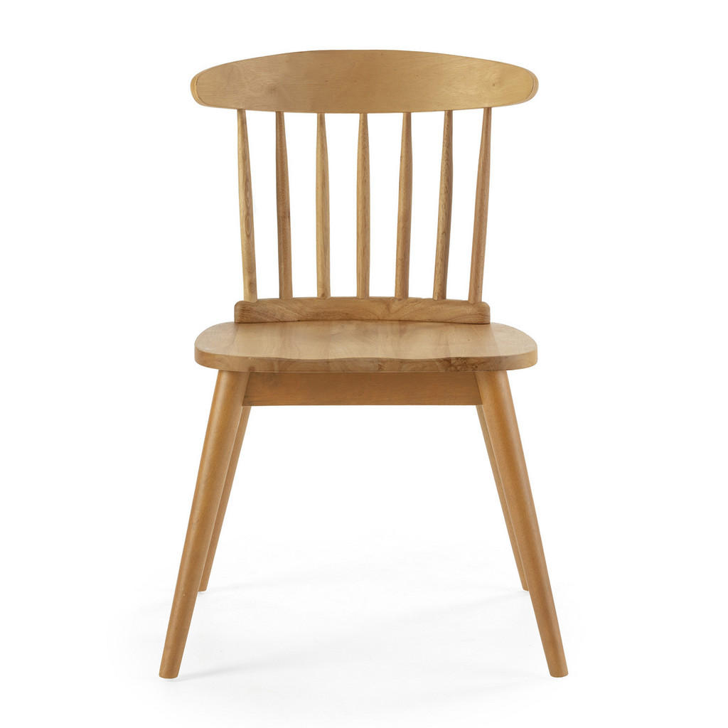 Thumbnail - VS Venta-stock Stuhl, Honigeiche, Holz, 55x80x52 cm, Esszimmer, Stühle, Esszimmerstühle, Vierfußstühle