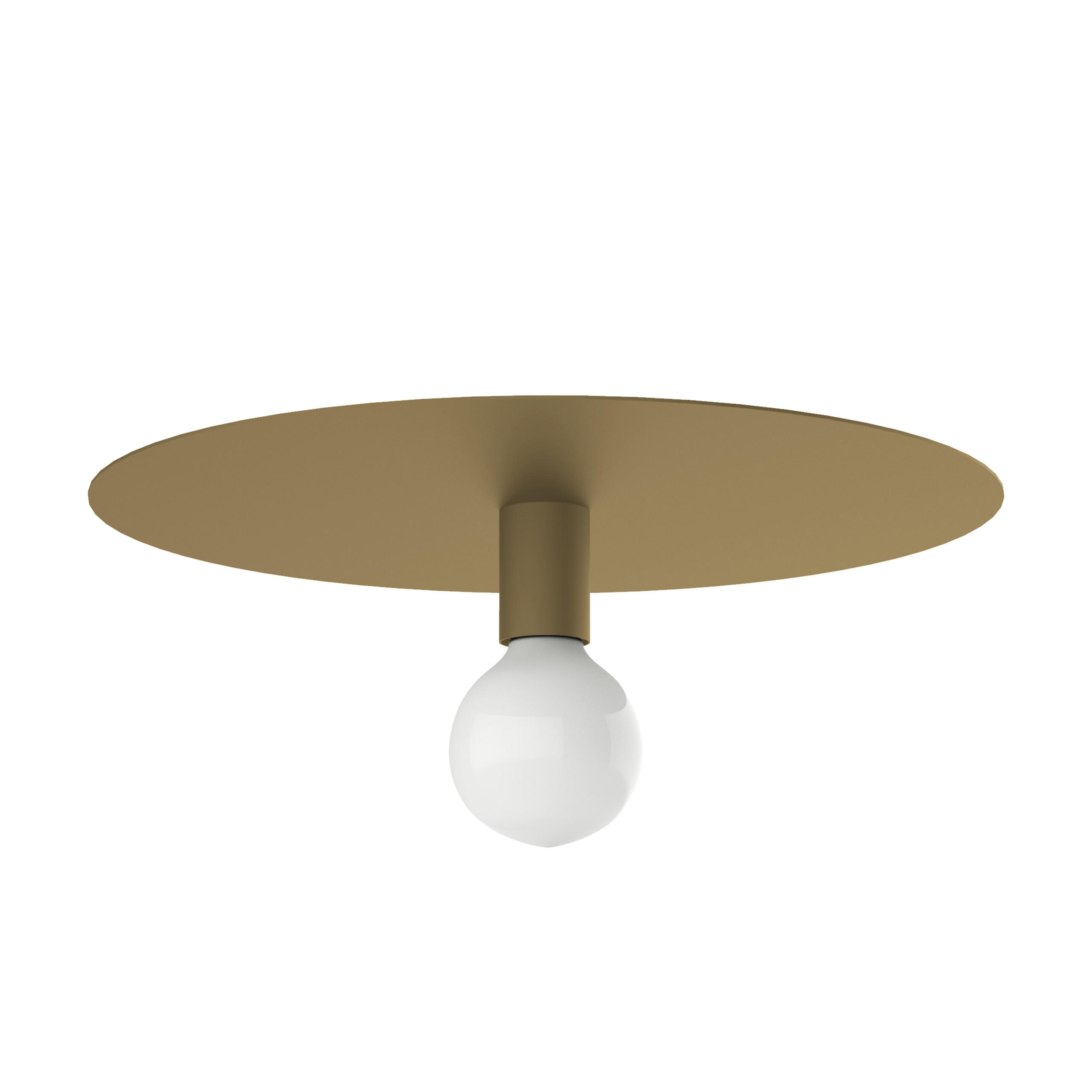 DECKENLEUCHTE - Goldfarben, Metall (40/40/10cm) - Lumicom