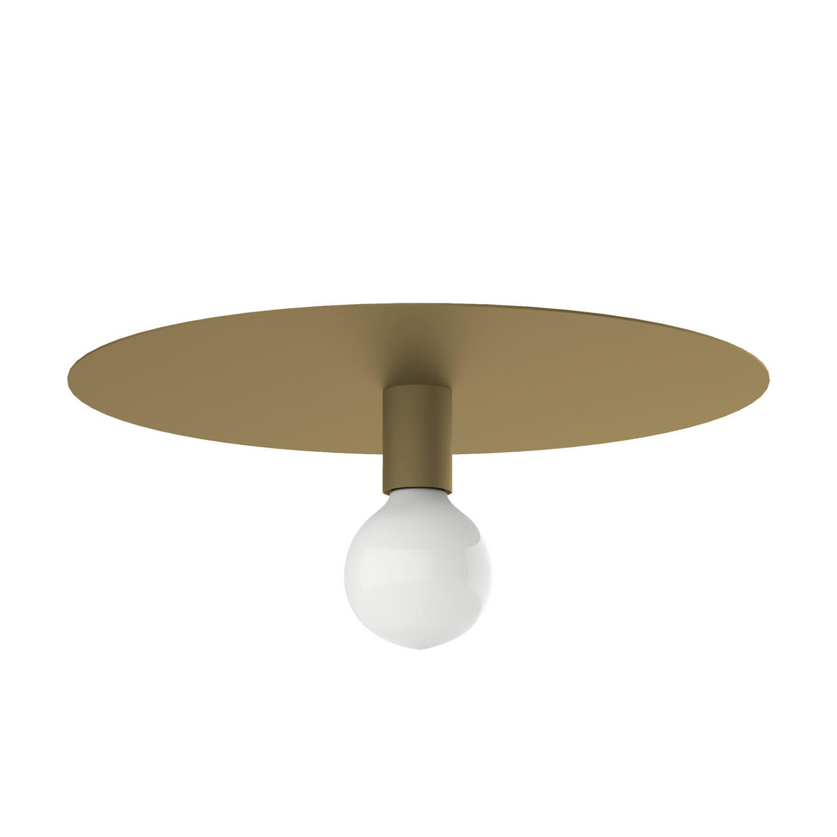 DECKENLEUCHTE - Goldfarben, Metall (40/40/10cm) - Lumicom