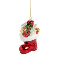 WEIHNACHTSKUGEL Glas SOKIS, 8x15 cm, Rot, Christbaumkugeln, Weihnachtsdeko Xmas, Christmas Deko - Rot, Glas (8/8/15cm) - home&you